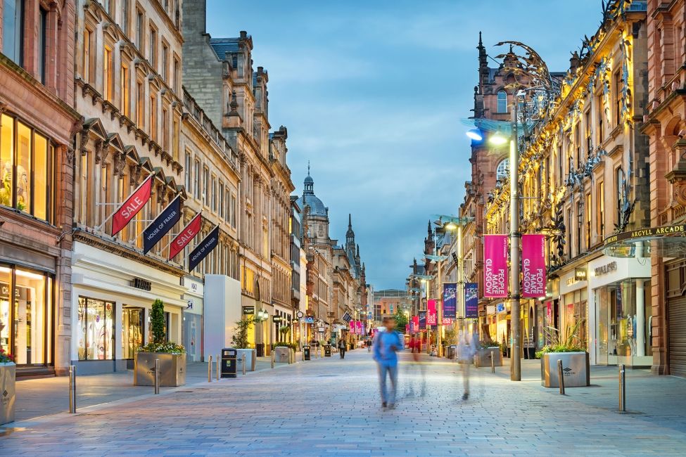 Glasgow shopping district