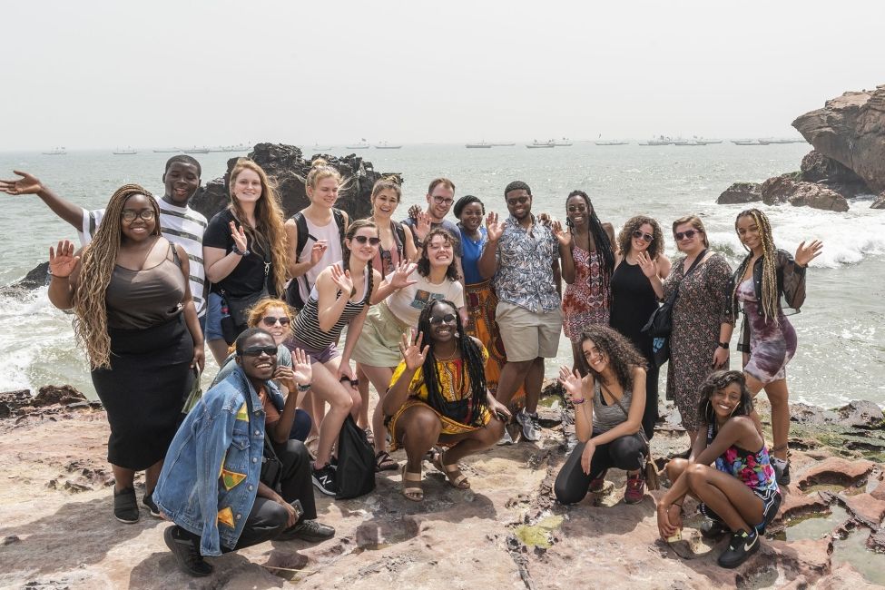 legon group of students at the coast