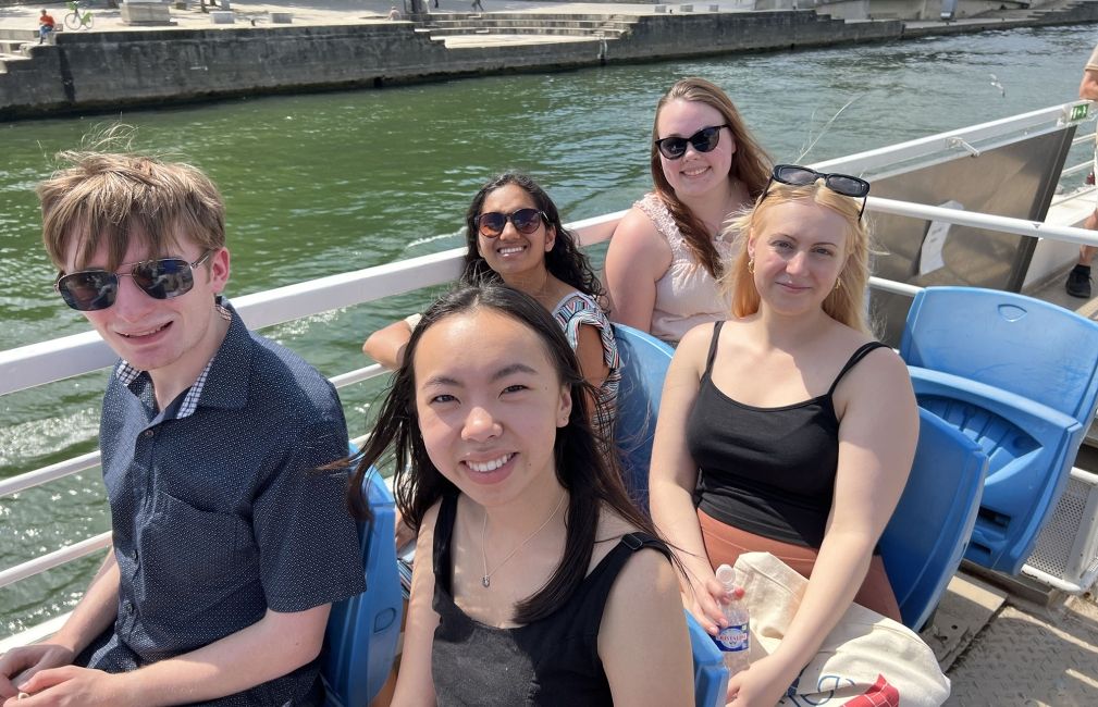 boat ride paris abroad