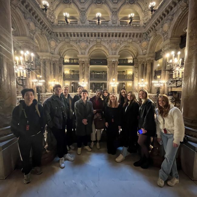 paris opera inside students