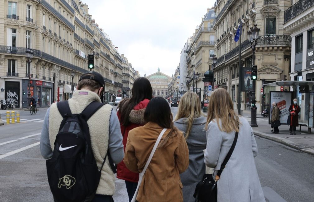 students explore paris