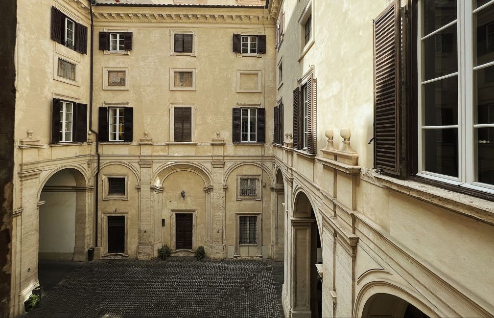 rome ciee center courtyard