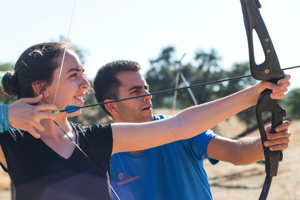 seville girl practicing archery