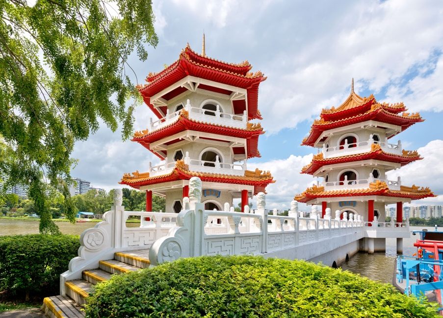 singapore pagoda towers