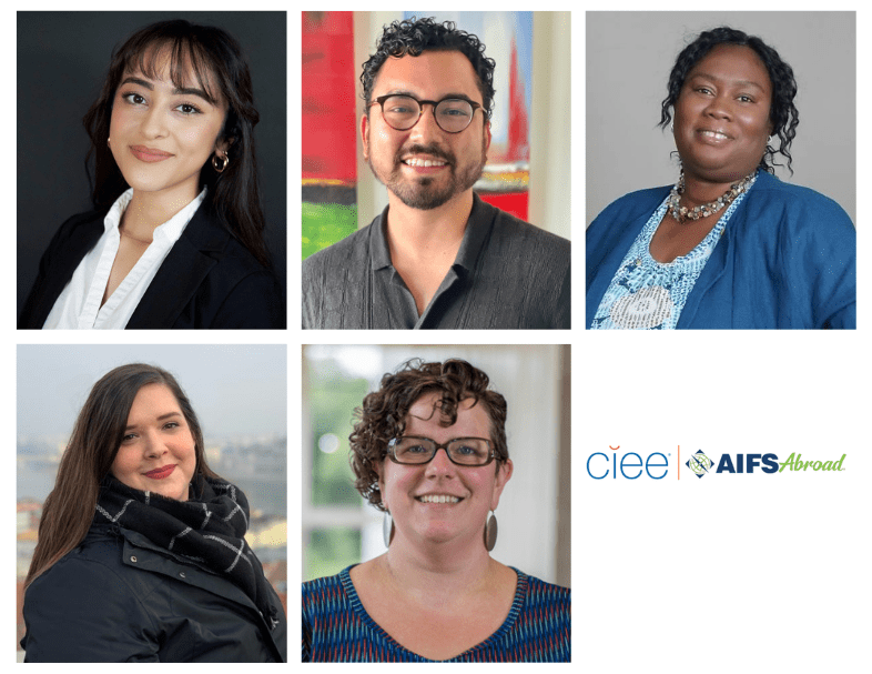 Headshots of the third cohort of AIFS and CIEE Ping Taylor Professional Fellows