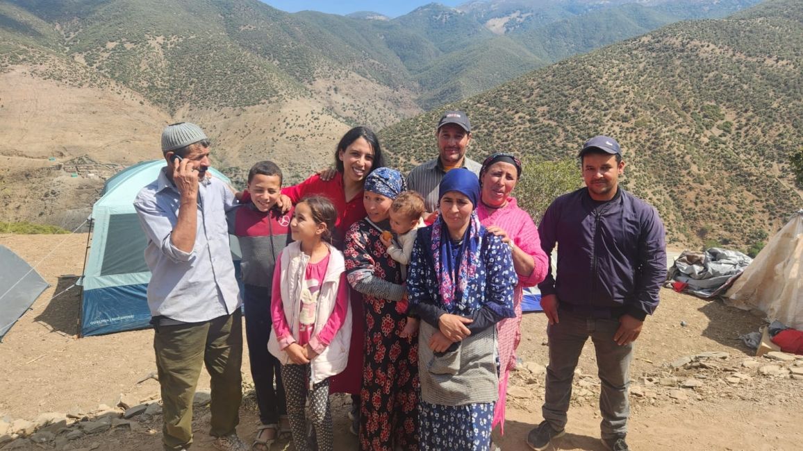 Madiha visiting remote villages