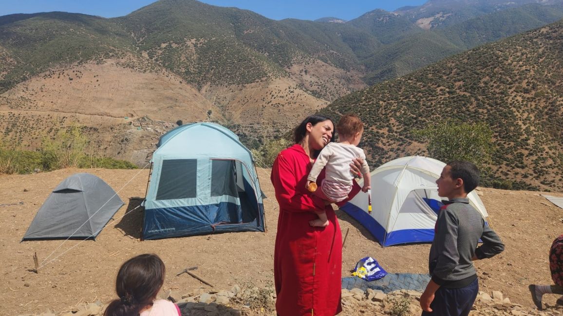 Madiha visiting remote villages