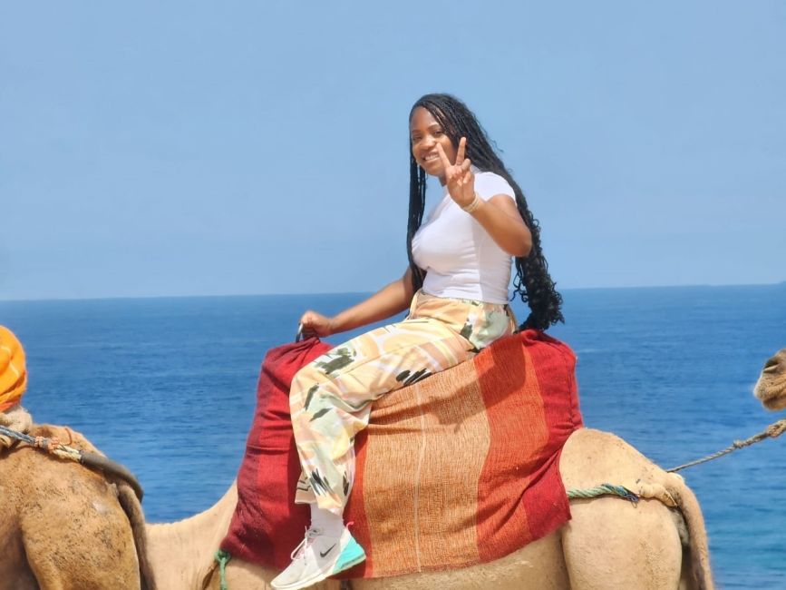 Girl on camel