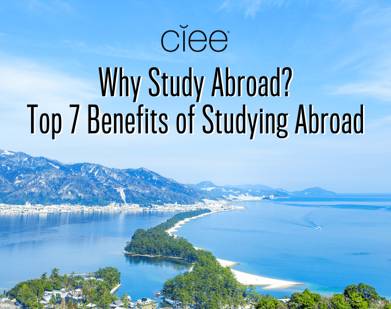 why study abroad benefits 2024