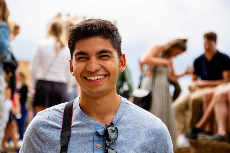 seville student smiling while on excursion to Granada