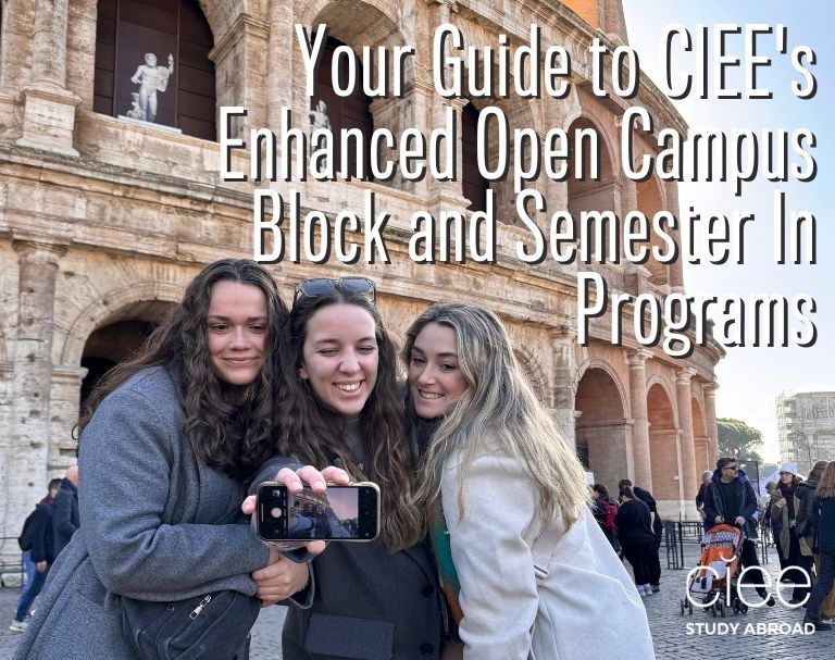 guide to open campus semester in ciee