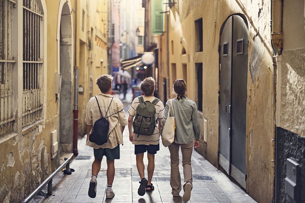 Nice, France walking