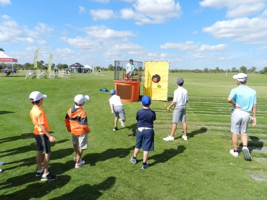 golf dunk tank