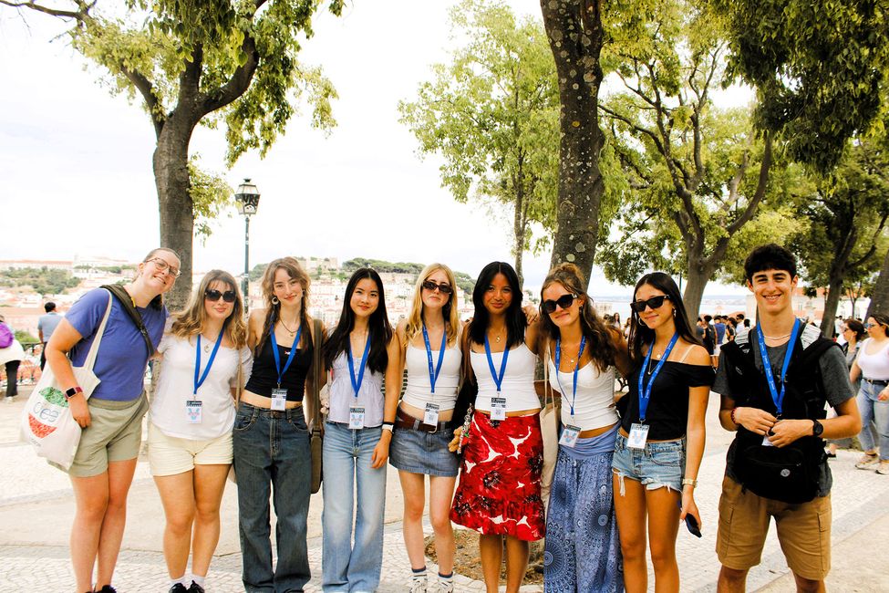 Lisbon students touring