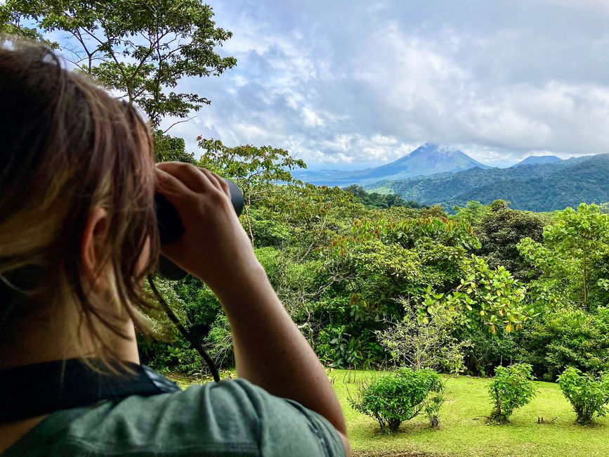 monteverde-girl-binoculars-arenal-volcano