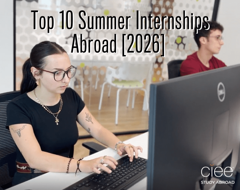 ciee summer study abroad internship