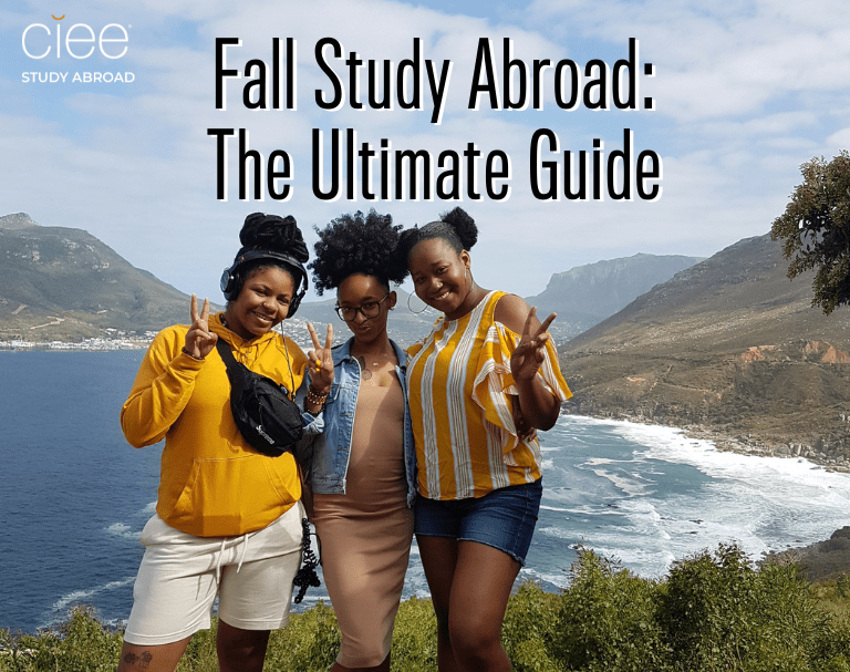 fall ciee study abroad