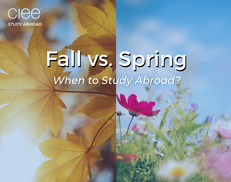 fall spring ciee study abroad