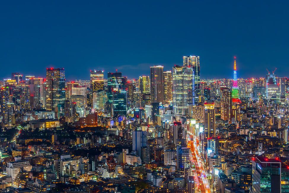 Tokyo at night