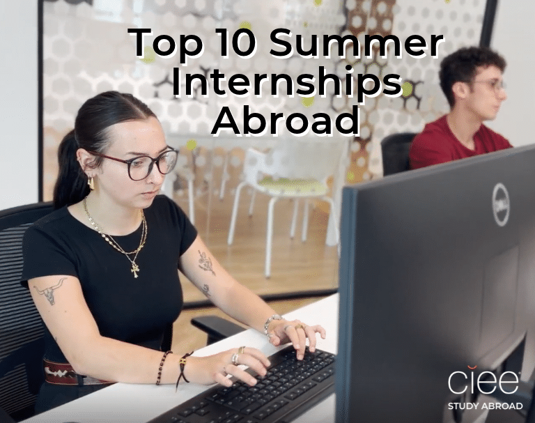 ciee study abroad summer internship