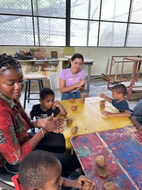 Clay making!