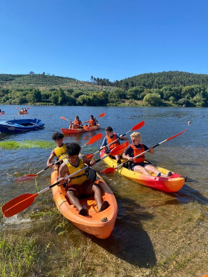 Kayaking in Constância