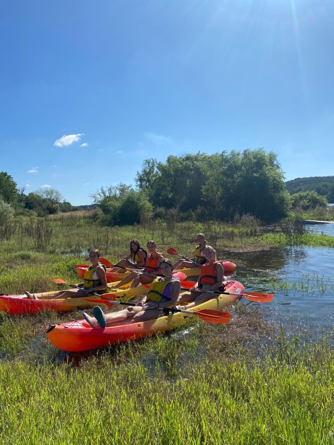 Kayaking in Constância