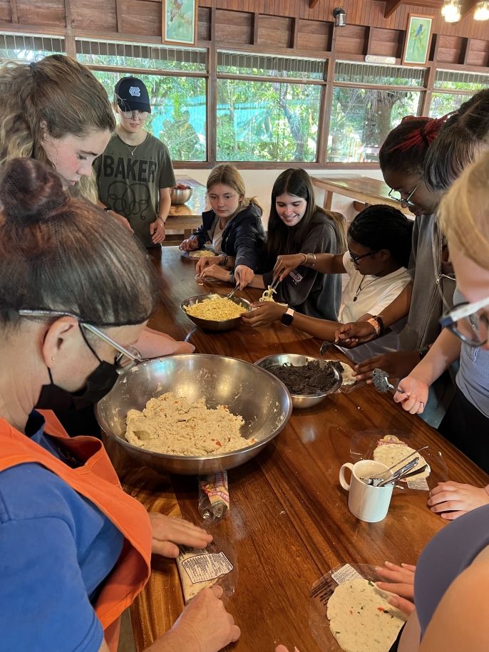 Learning how to make empanadas