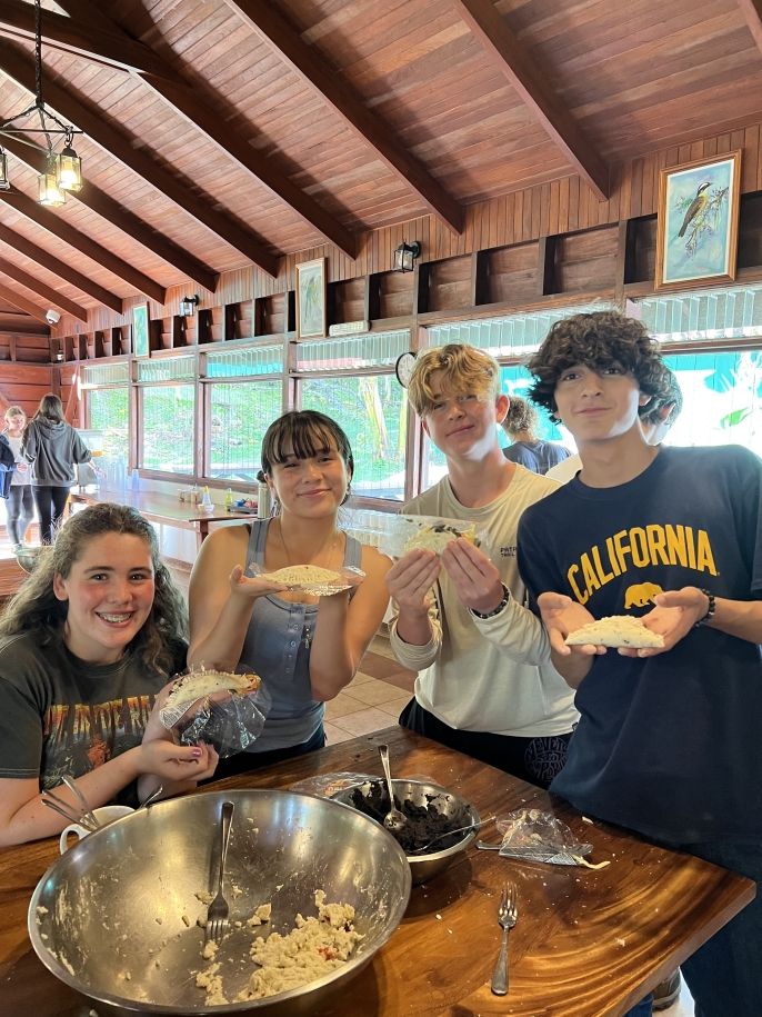 Making empanadas