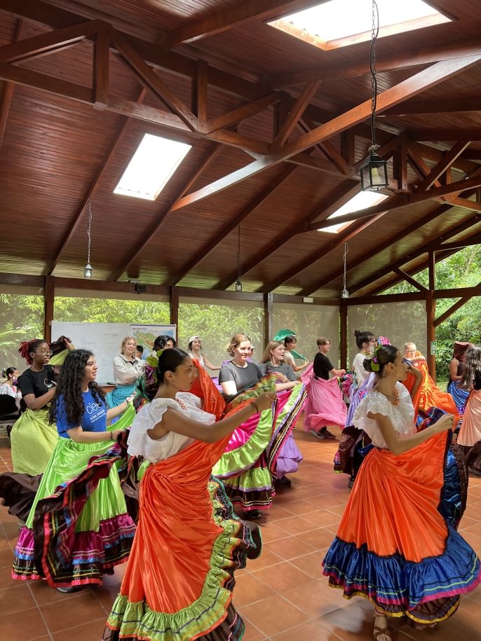 Folkloric dance class