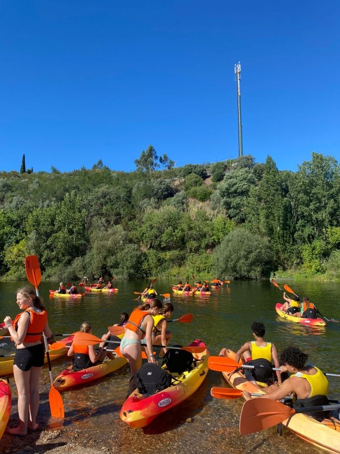 Kayaking in Constância