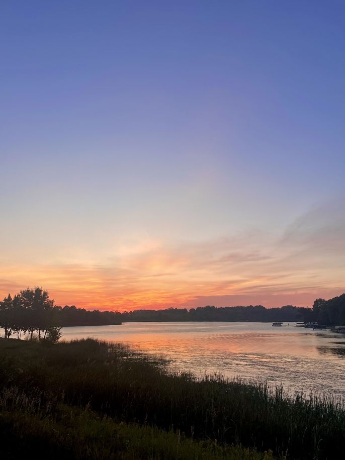 Sunsets at the lake were incredible!