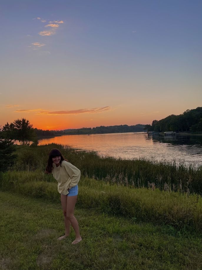 my first time at the lake!