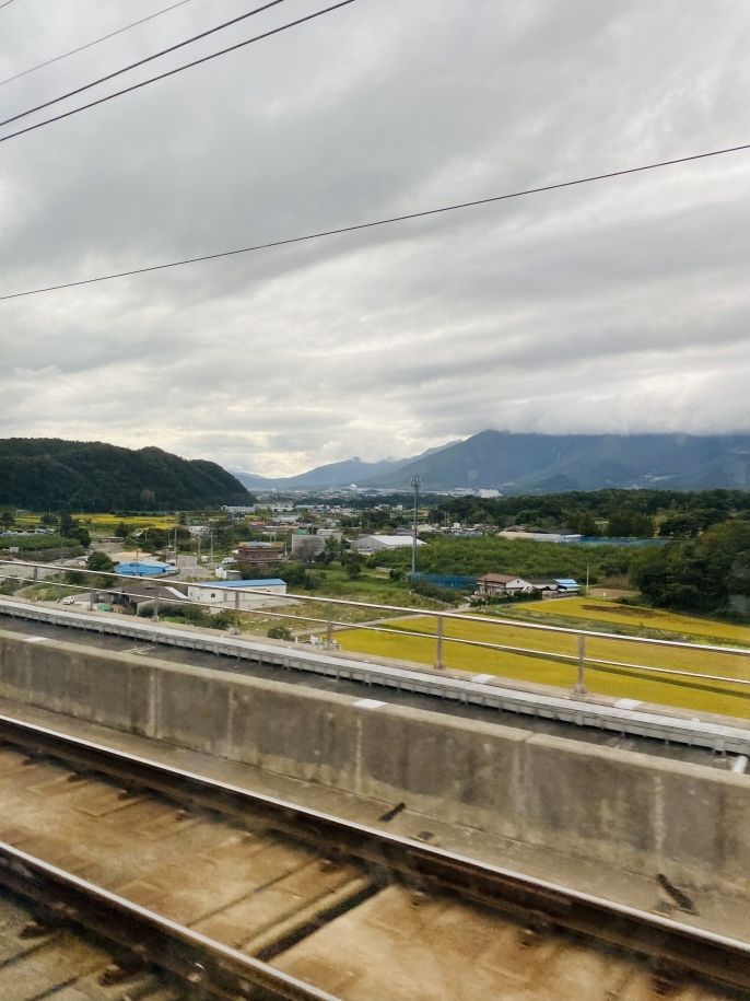 View from Busan Train Ride