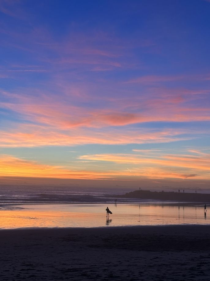 Sunset at Costa da Caparica