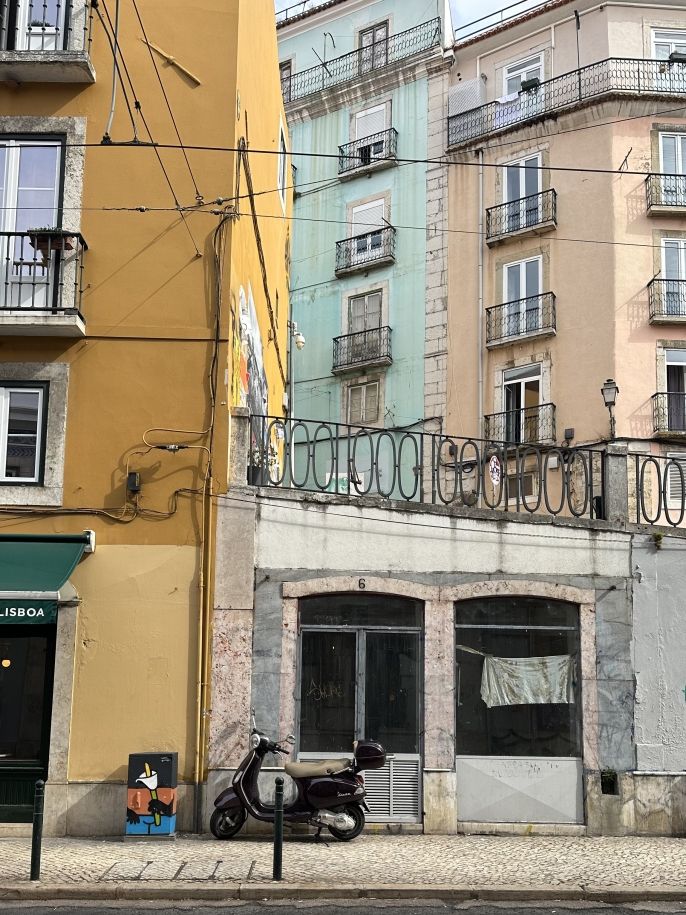 Colorful Lisbon streets