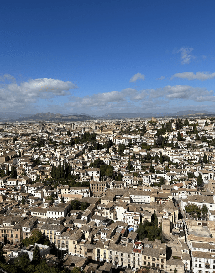 granada spain city overlook