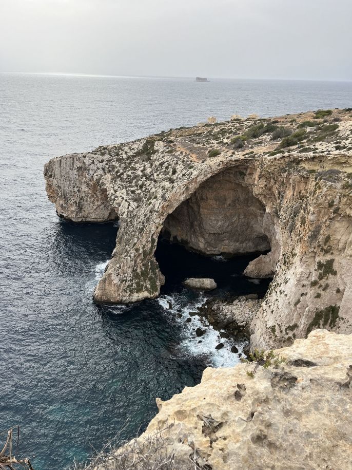 malta abroad cliffs ocean