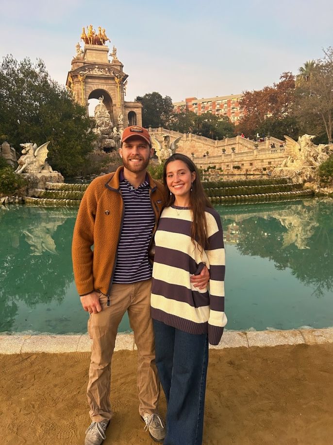 abroad couple lake