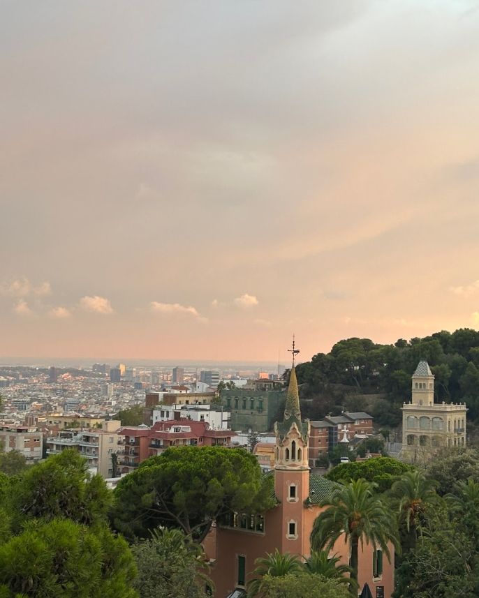 spain study abroad sunset city overlook