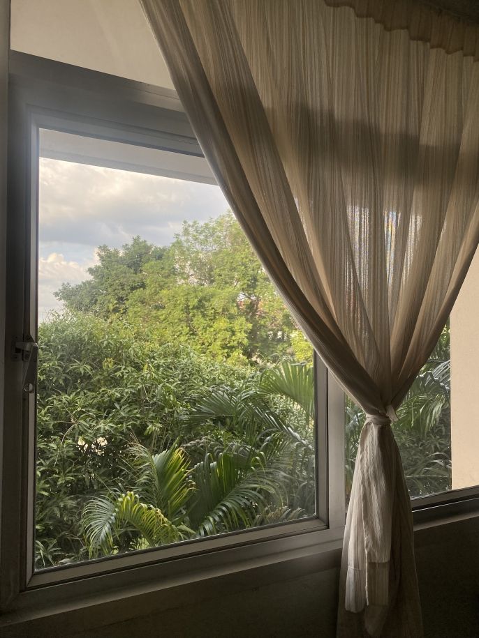 View from a classroom in Samut Sakhon, Thailand