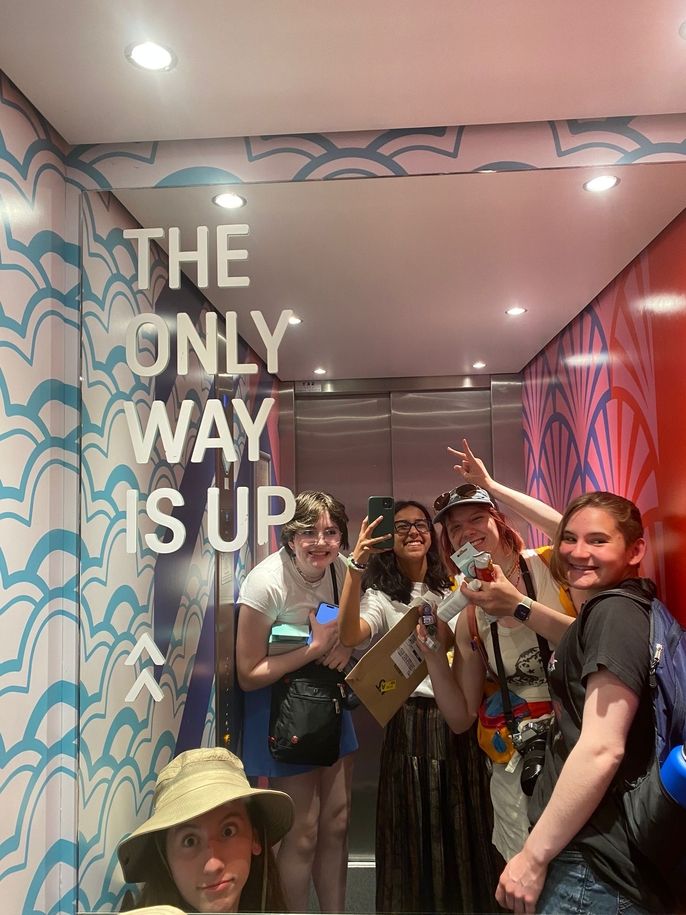 The only way is up