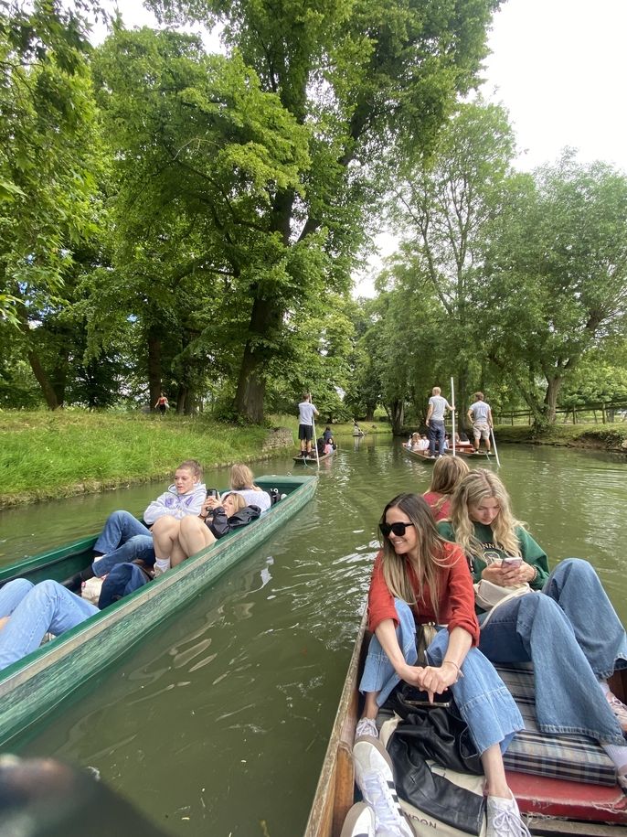 punting in Oxford