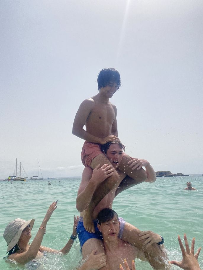 having fun!