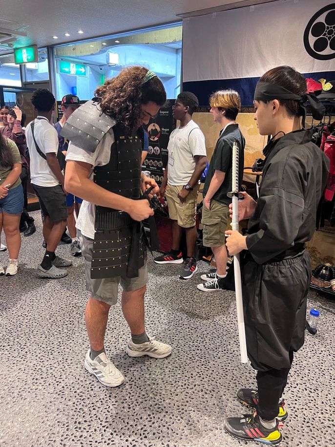 getting dressed in gear
