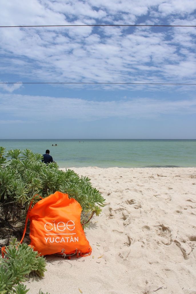 A view of the CIEE backpack