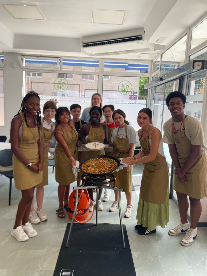 Cooking in Madrid