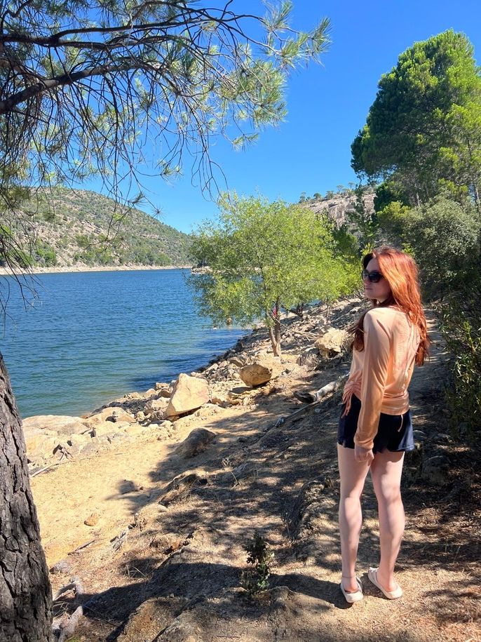 Abigail went for a hike 