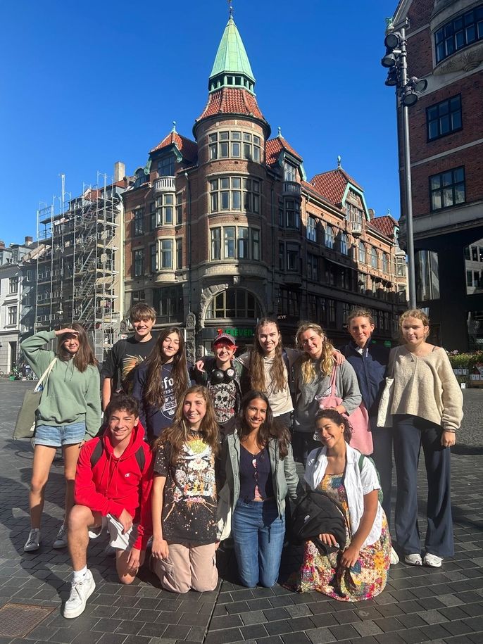 Group photo in front of CIEE