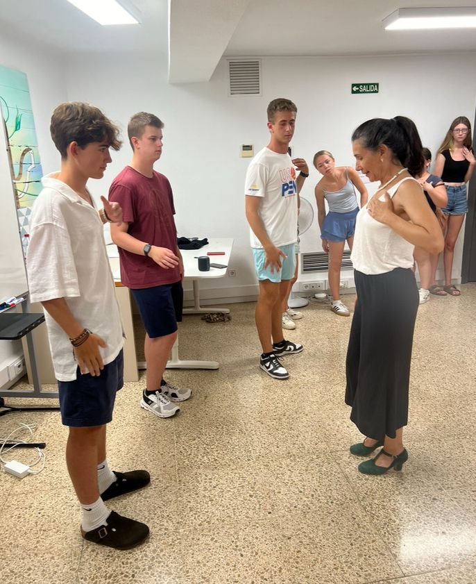 our students listening to our  instructor 
